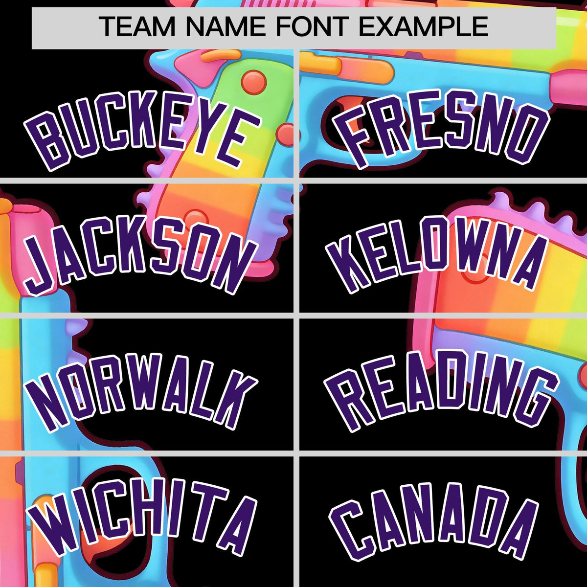 Custom Youth Baseball Jersey Black Purple Sugar-Coated Firepower Graffiti Pattern Street Style