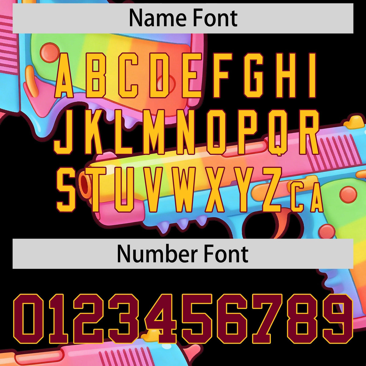 Custom Youth Baseball Jersey Black Crimson Sugar-Coated Firepower Graffiti Pattern Urban Fashion