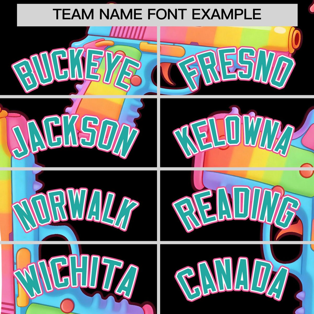 Custom Youth Baseball Jersey Black Aqua Sugar-Coated Firepower Graffiti Pattern Urban Fashion