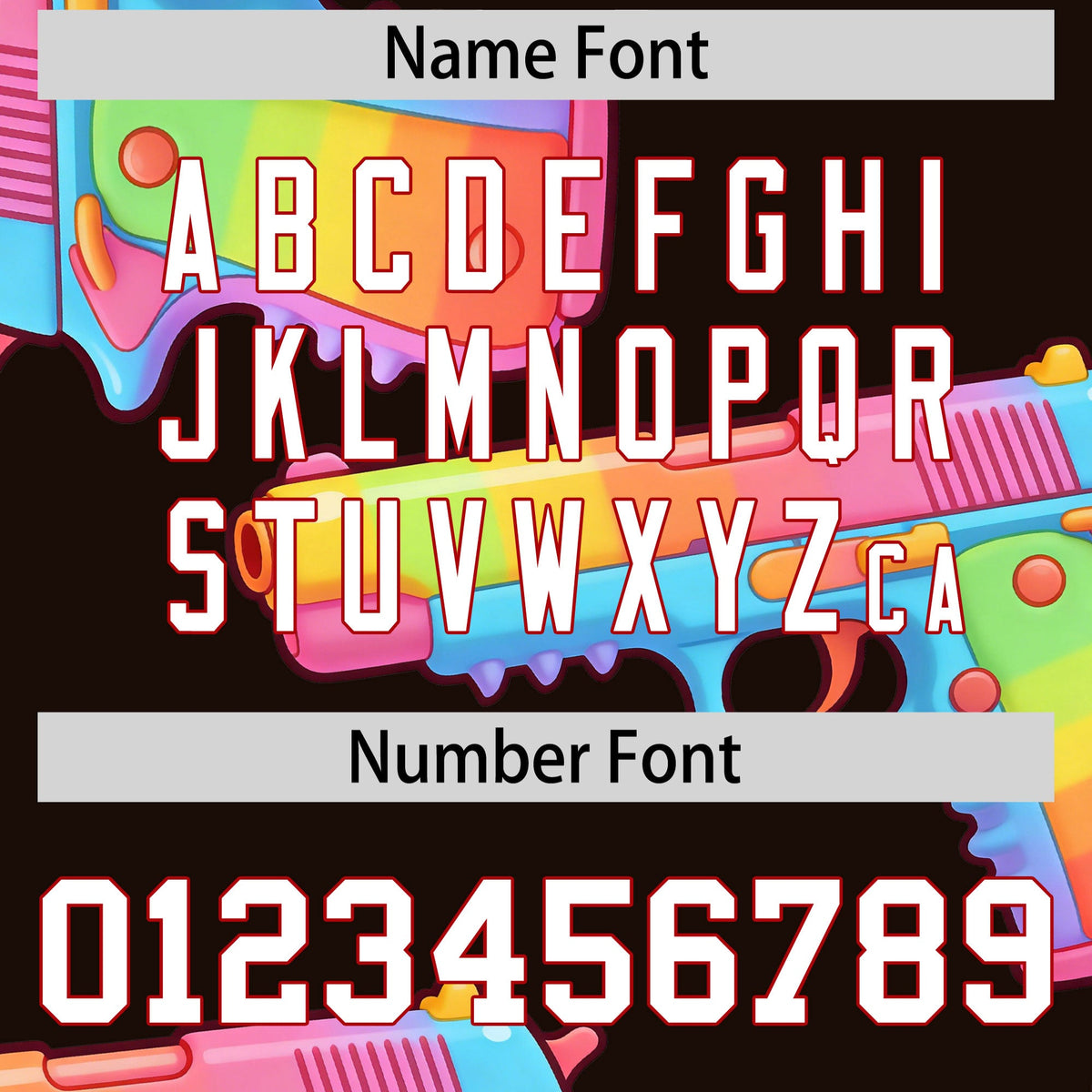 Custom Youth Baseball Jersey Brown White Sugar-Coated Firepower Graffiti Pattern Street Style