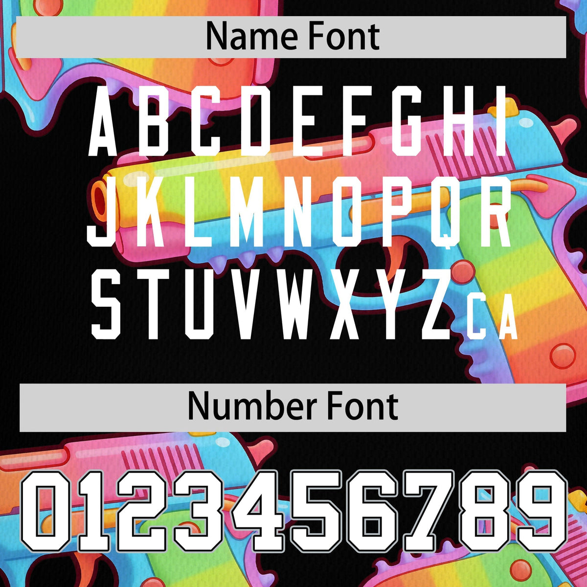 Custom Youth Baseball Jersey Black White Sugar-Coated Firepower Graffiti Pattern Street Style