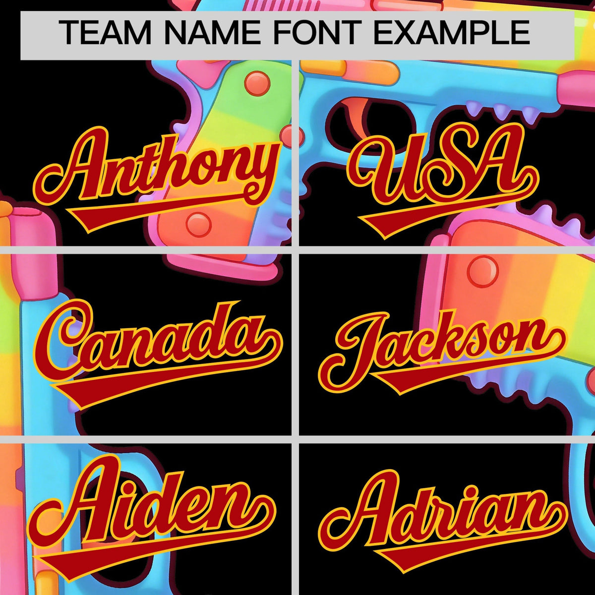 Custom Youth Baseball Jersey Black Red Sugar-Coated Firepower Graffiti Pattern Hip-hop