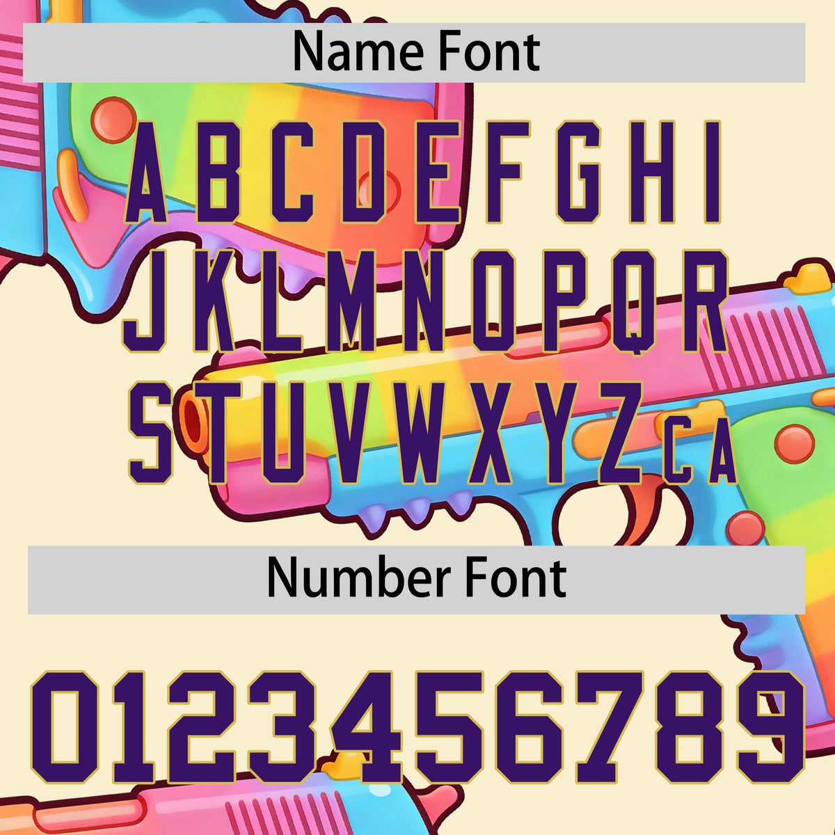 Custom Youth Baseball Jersey Cream Purple Sugar-Coated Firepower Graffiti Pattern Street Style