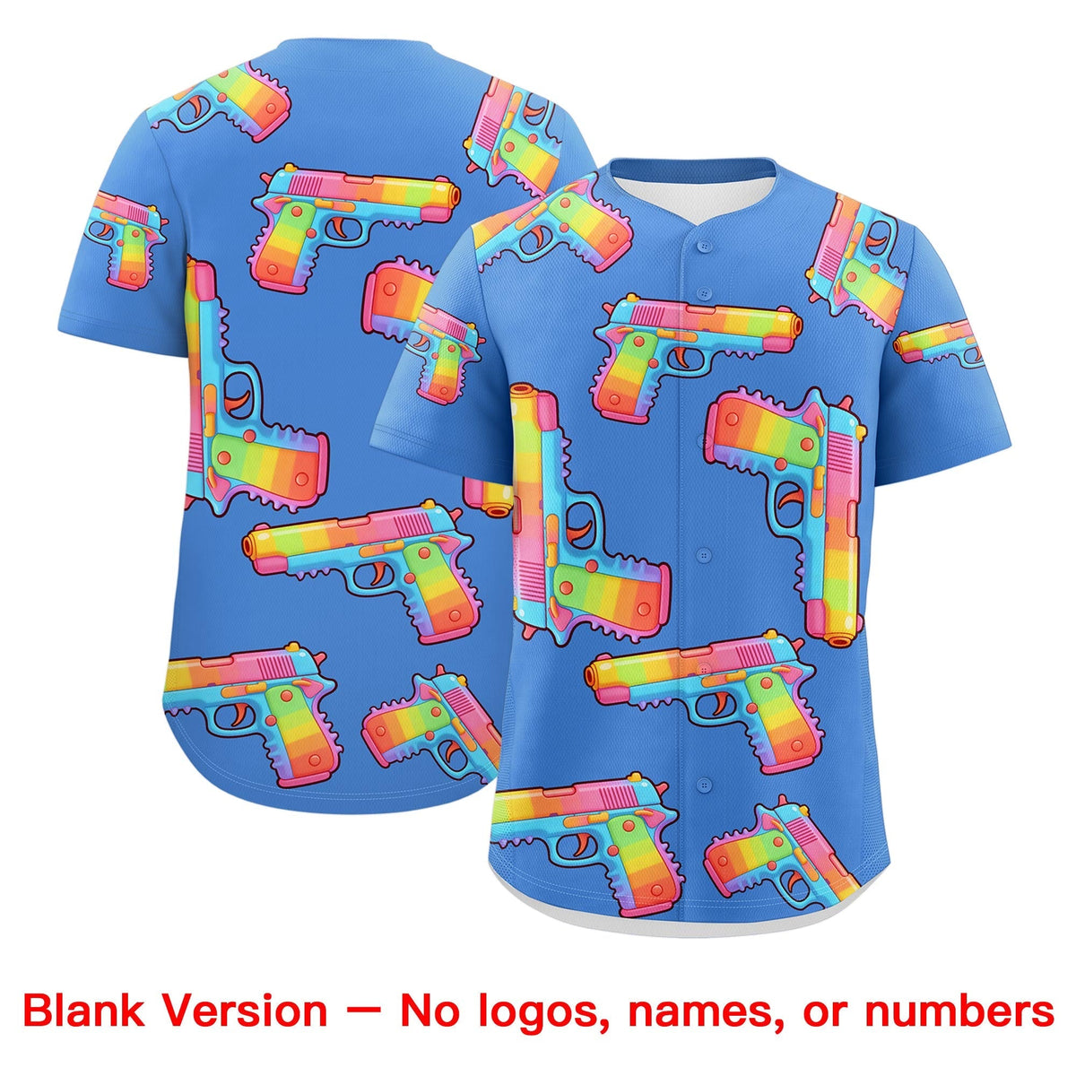 Custom Youth Baseball Jersey Powder Blue Orange Sugar-Coated Firepower Graffiti Pattern Hip-hop