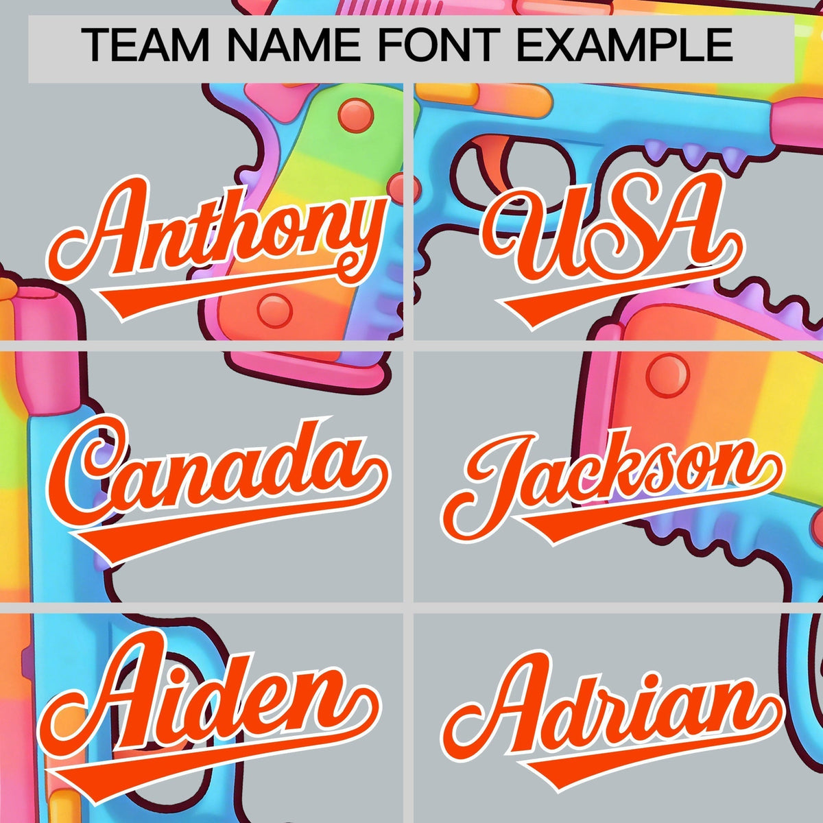 Custom Youth Baseball Jersey Silver Orange Sugar-Coated Firepower Graffiti Pattern Hip-hop