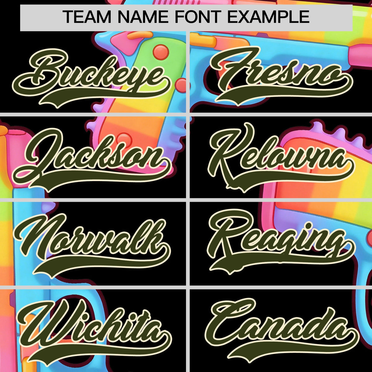 Custom Youth Baseball Jersey Black Olive Sugar-Coated Firepower Graffiti Pattern Urban Fashion