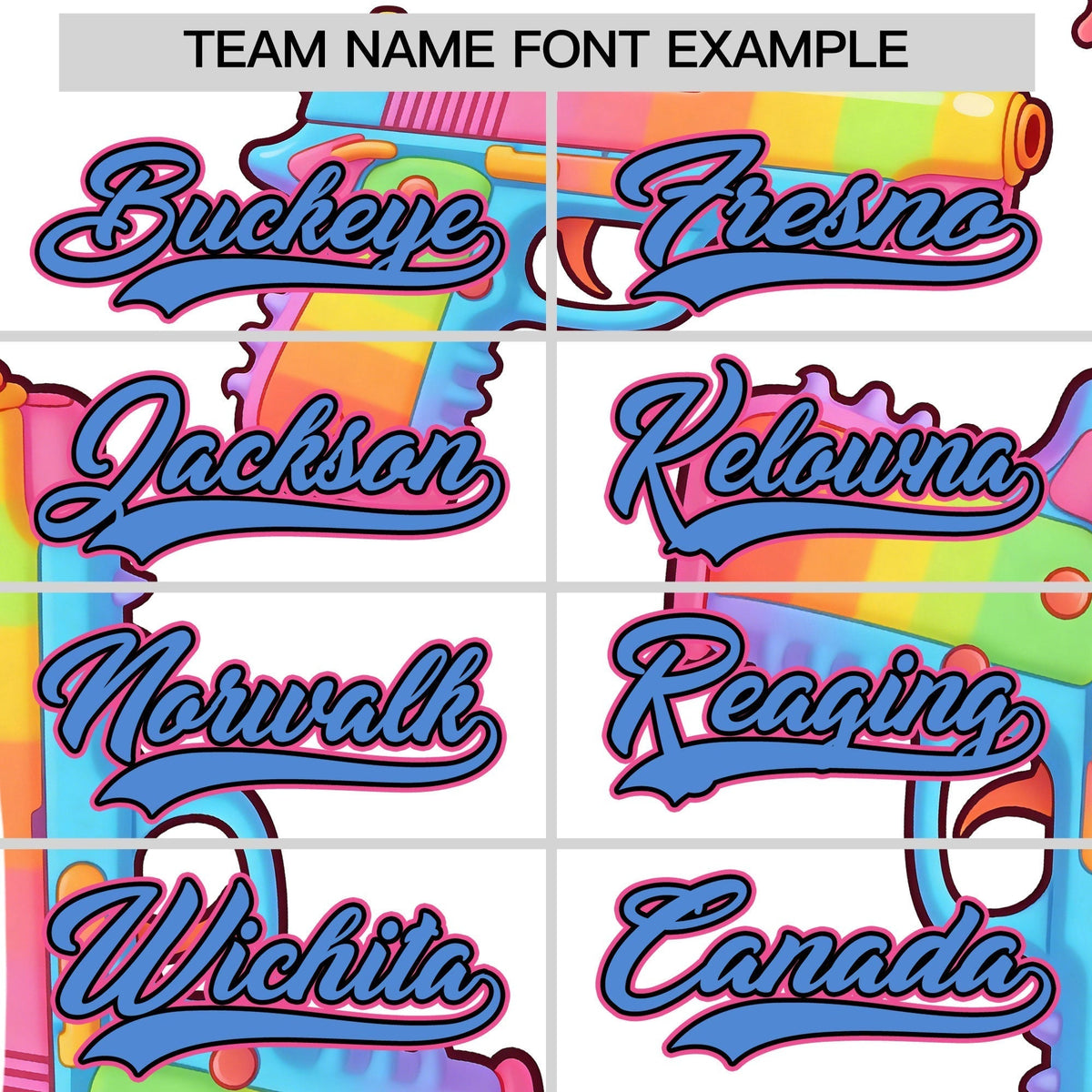 Custom Youth Baseball Jersey White Powder Blue Sugar-Coated Firepower Graffiti Pattern Urban Fashion