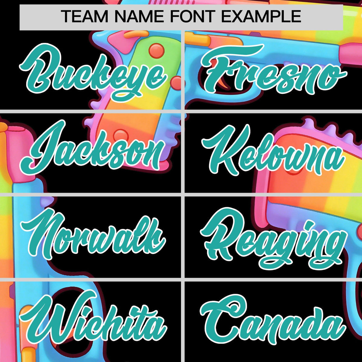 Custom Youth Baseball Jersey Black Aqua Sugar-Coated Firepower Graffiti Pattern Urban Fashion