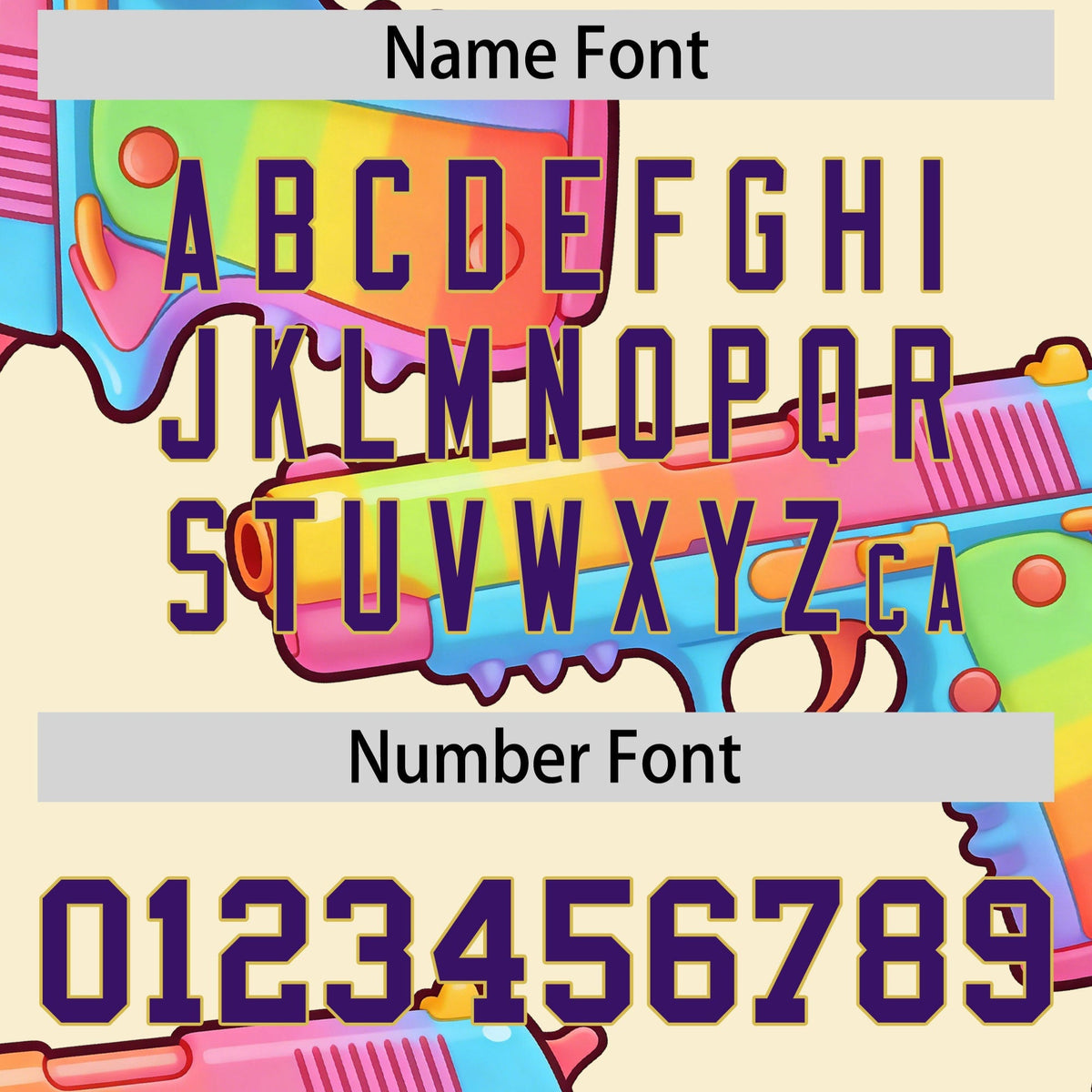 Custom Youth Baseball Jersey Cream Purple Sugar-Coated Firepower Graffiti Pattern Street Style