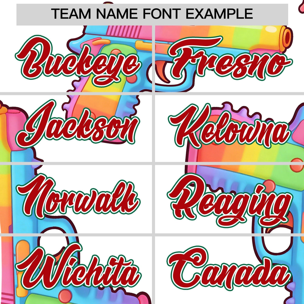 Custom Youth Baseball Jersey White Red Sugar-Coated Firepower Graffiti Pattern Street Style