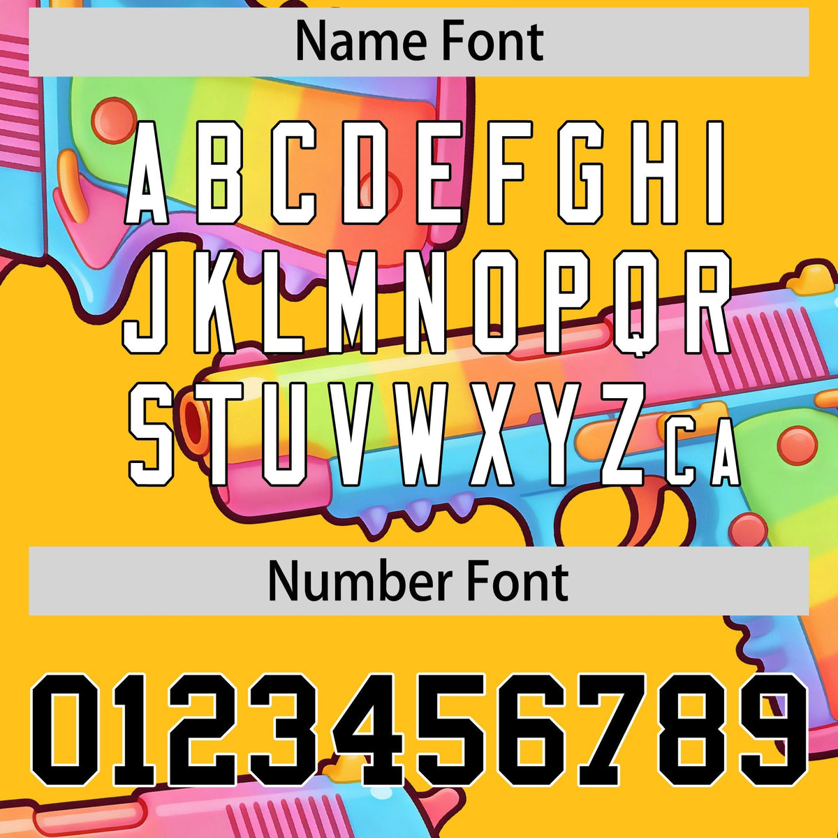 Custom Youth Baseball Jersey Yellow Black Sugar-Coated Firepower Graffiti Pattern Hip-hop