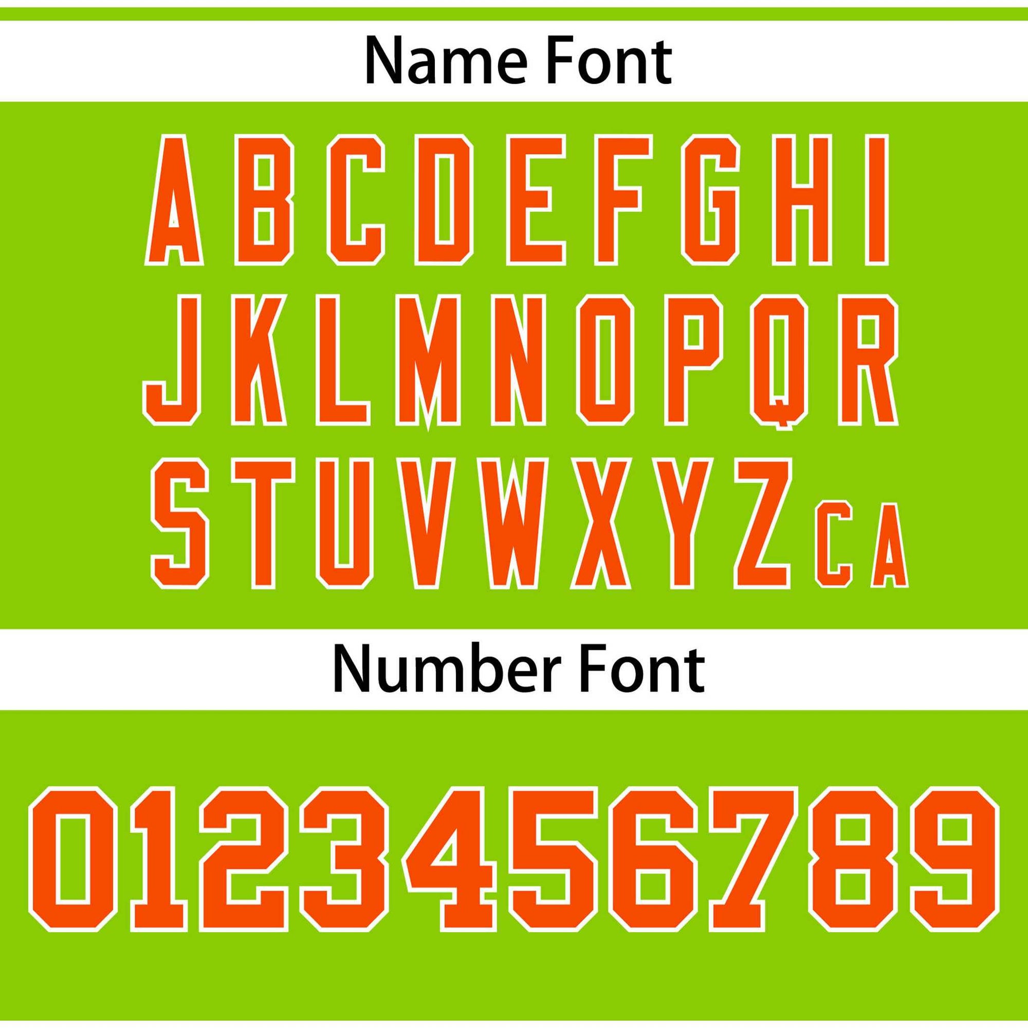 Custom Neon Green Orange Raglan Sleeves Gradient Thick Stripe Authentic Baseball Jersey