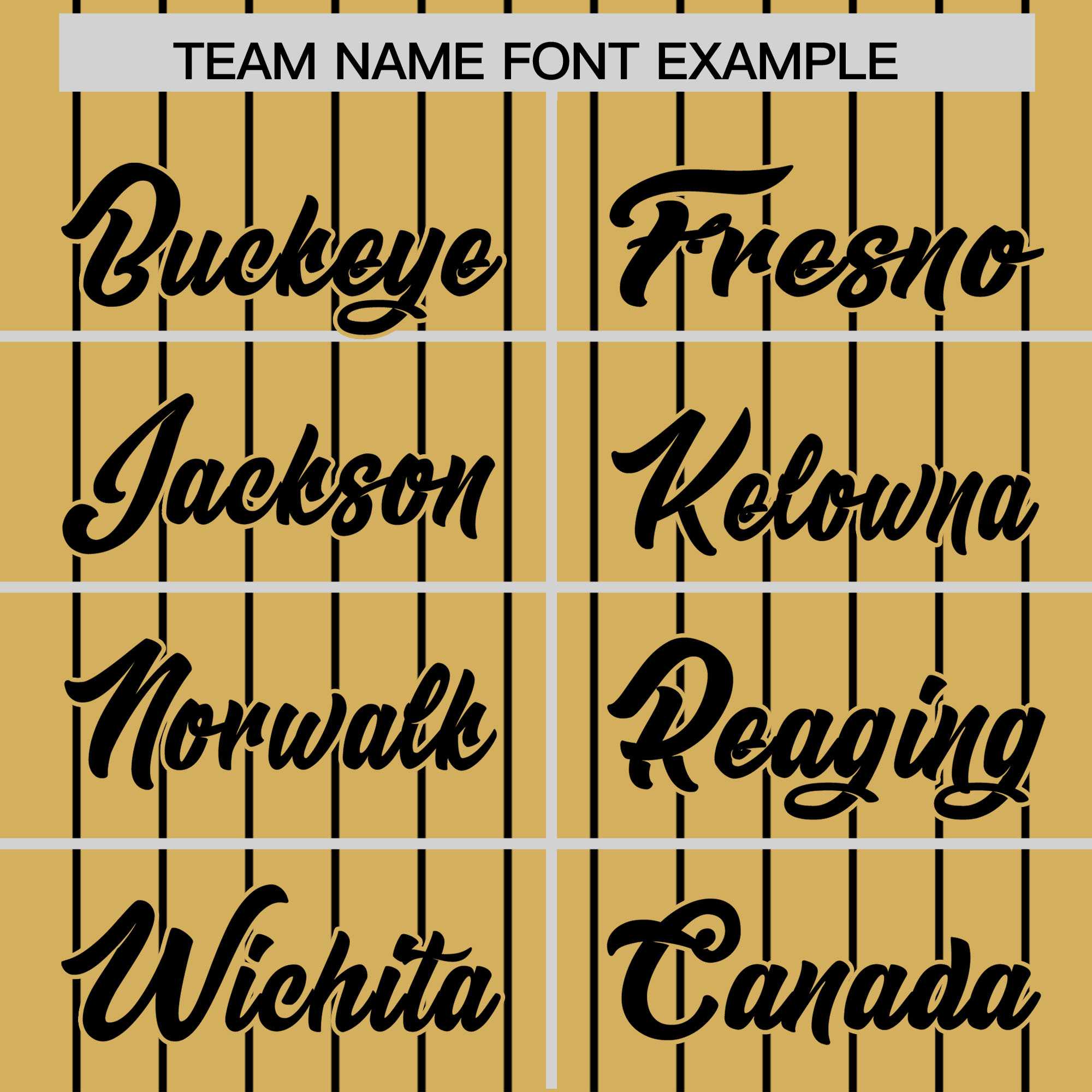 Custom Old Gold Black Pinstripe Personalized Two-Tone Authentic Baseball Jersey