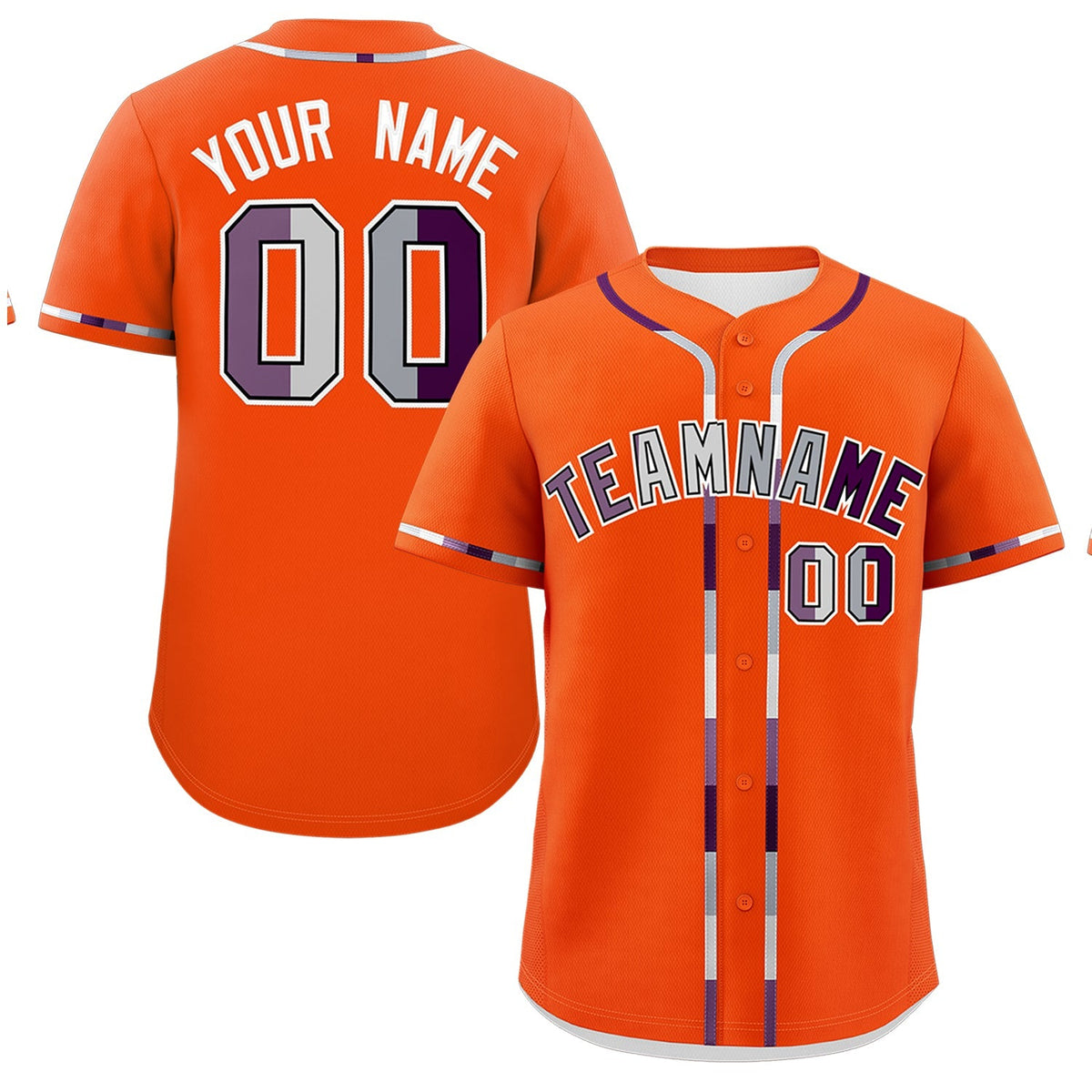 Custom Orange Genderless For Pride Month Classic Style Baseball Jersey| KXKSHOP
