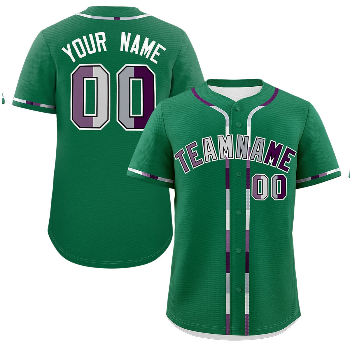 Custom Kelly Green Genderless For Pride Month Classic Style Baseball Jersey| KXKSHOP