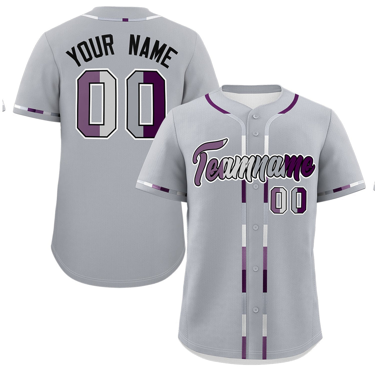 Custom Gray Genderless For Pride Month Classic Style Baseball Jersey| KXKSHOP