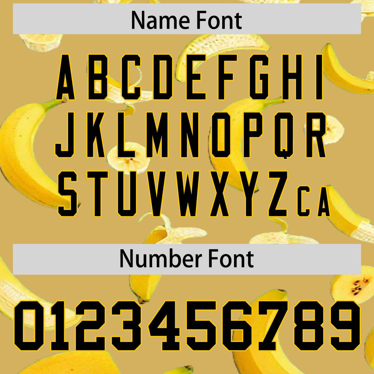 Custom Old Gold Banana Graffiti Pattern Fashion Authentic Baseball Jersey | Graffiti Pattern | Embroidery&amp;Dye-sublimation printing | KXKSHOP