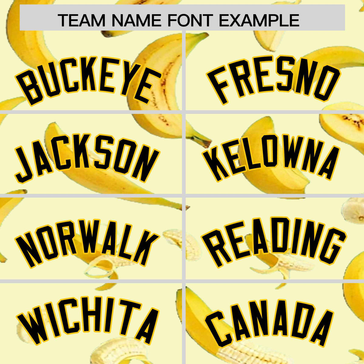 Custom Cream Banana Graffiti Pattern Fashion Authentic Baseball Jersey | Graffiti Pattern | Embroidery&amp;Dye-sublimation printing | KXKSHOP