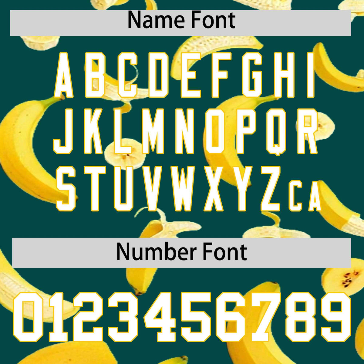 Custom Midnight Green Banana Graffiti Pattern Fashion Authentic Baseball Jersey | Graffiti Pattern | Embroidery&amp;Dye-sublimation printing | KXKSHOP