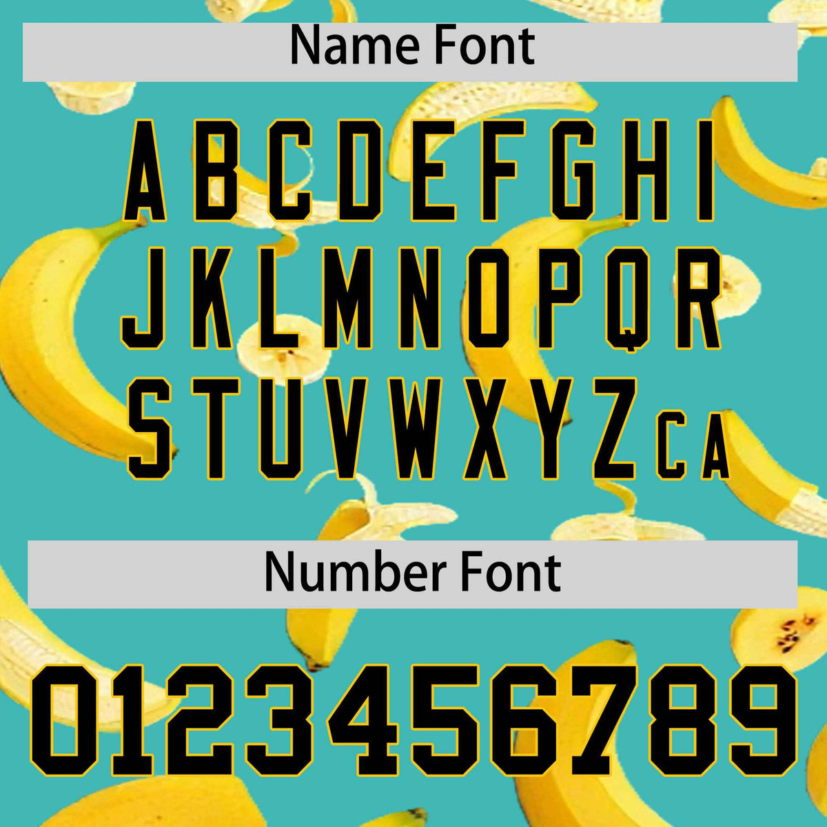 Custom Teal Banana Graffiti Pattern Fashion Authentic Baseball Jersey | Graffiti Pattern | Embroidery&amp;Dye-sublimation printing | KXKSHOP