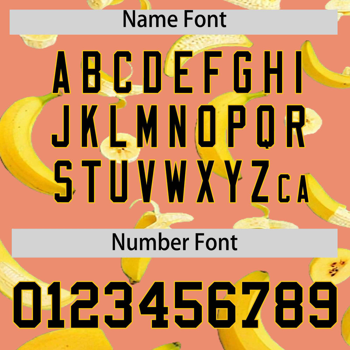 Custom Light Orange Banana Graffiti Pattern Fashion Authentic Baseball Jersey | Graffiti Pattern | Embroidery&amp;Dye-sublimation printing | KXKSHOP