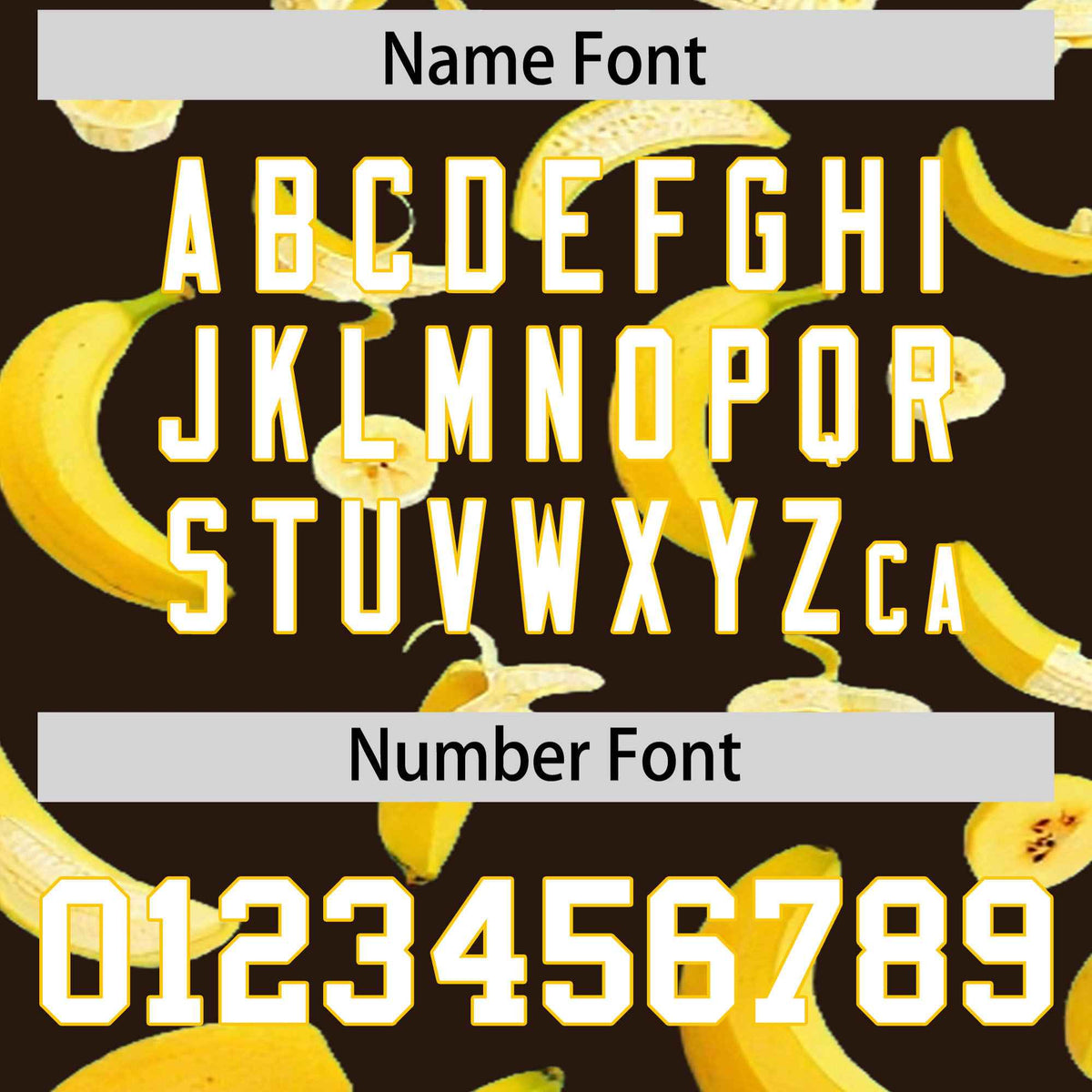 Custom Brown Banana Graffiti Pattern Fashion Authentic Baseball Jersey | Graffiti Pattern | Embroidery&amp;Dye-sublimation printing | KXKSHOP