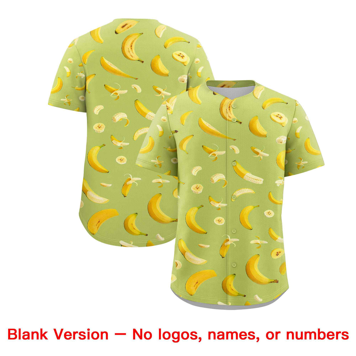 Custom Champagne Banana Graffiti Pattern Fashion Authentic Baseball Jersey | Graffiti Pattern | Embroidery&amp;Dye-sublimation printing | KXKSHOP