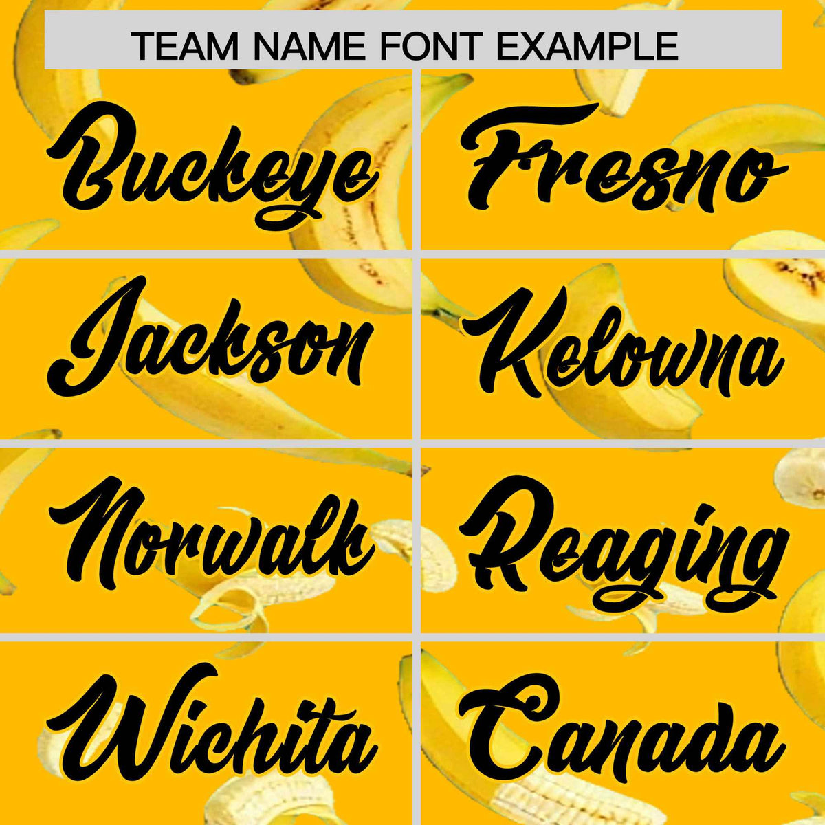 Custom Yellow Banana Graffiti Pattern Fashion Authentic Baseball Jersey | Graffiti Pattern | Embroidery&amp;Dye-sublimation printing | KXKSHOP