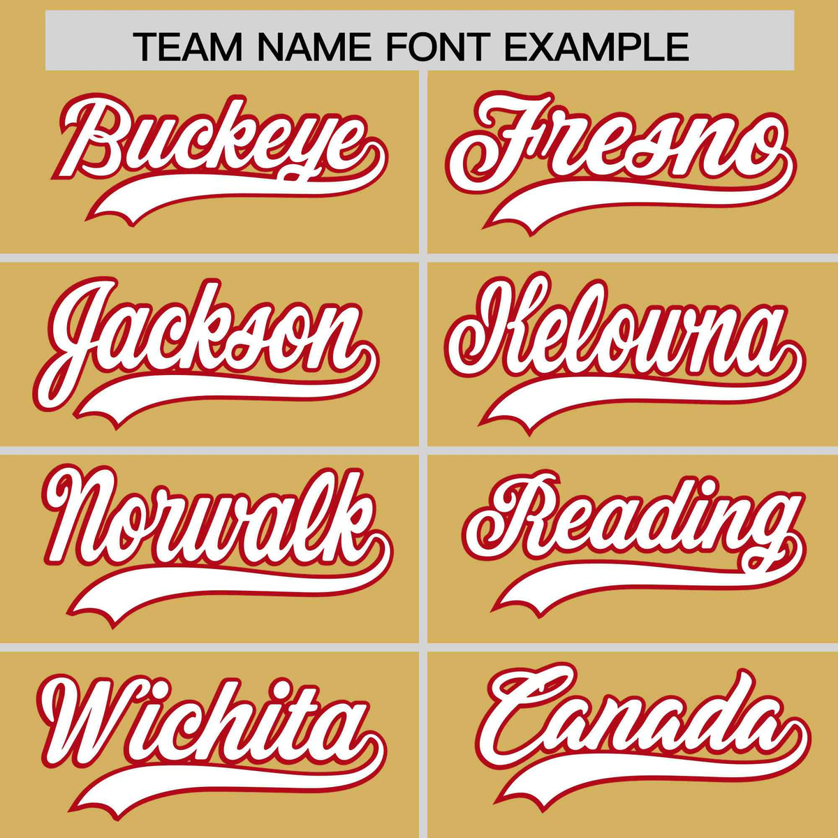 Custom Old Gold Red Star Pattern Thick Stripes Baseball Jersey