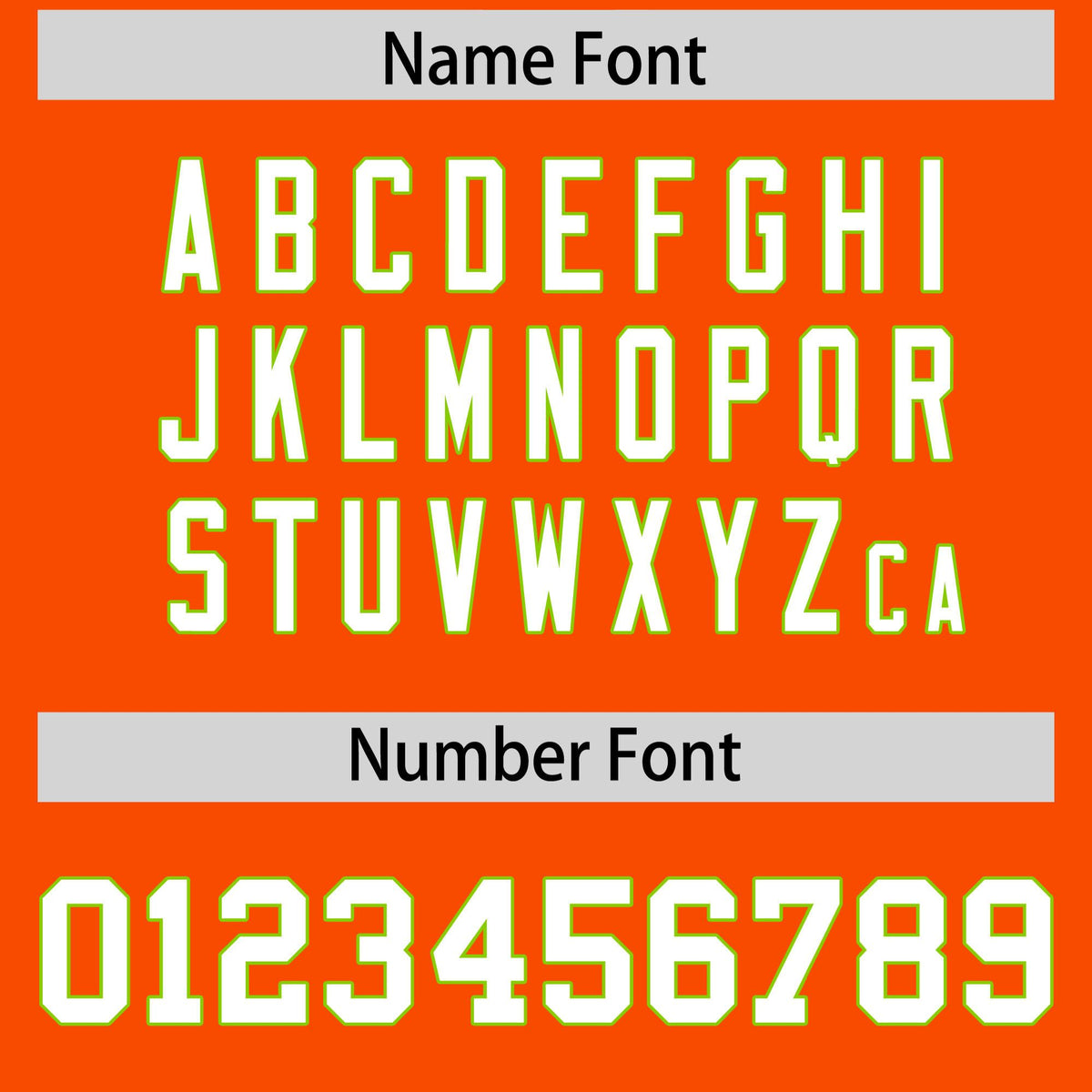 Custom Orange Neon Green Star Pattern Thick Stripes Baseball Jersey