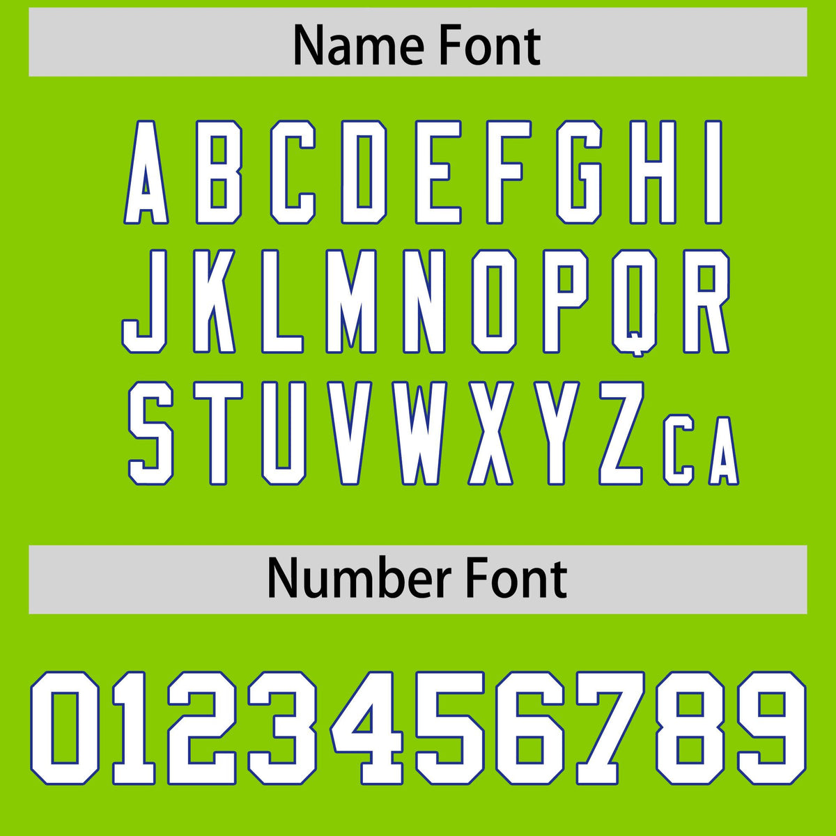 Custom Neon Green Royal Blue Star Pattern Thick Stripes Baseball Jersey