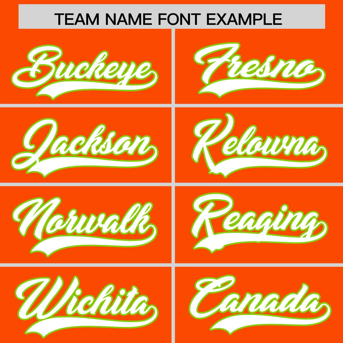 Custom Orange Neon Green Star Pattern Thick Stripes Baseball Jersey