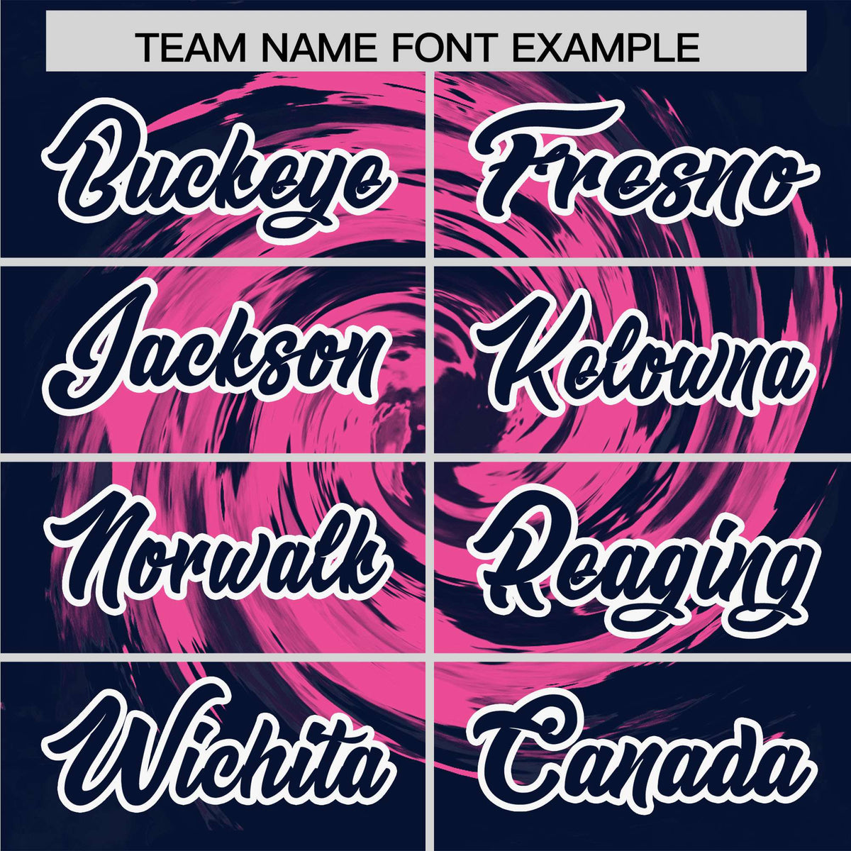 Custom Pink Navy Swirl Graffiti Pattern Authentic Baseball Jersey
