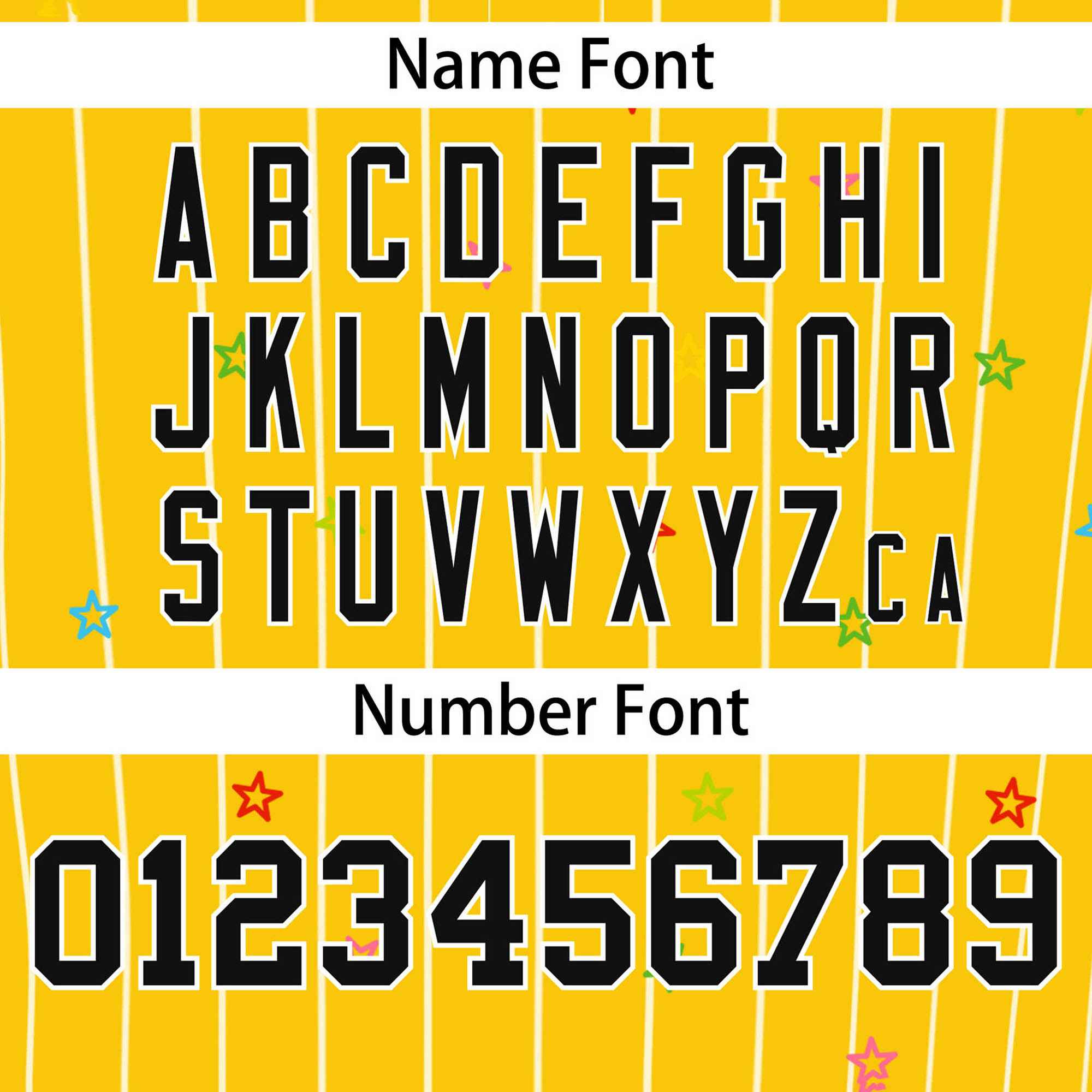 Custom Gold White Stripe Fashion Personalized Star Pattern Authentic Baseball Jersey