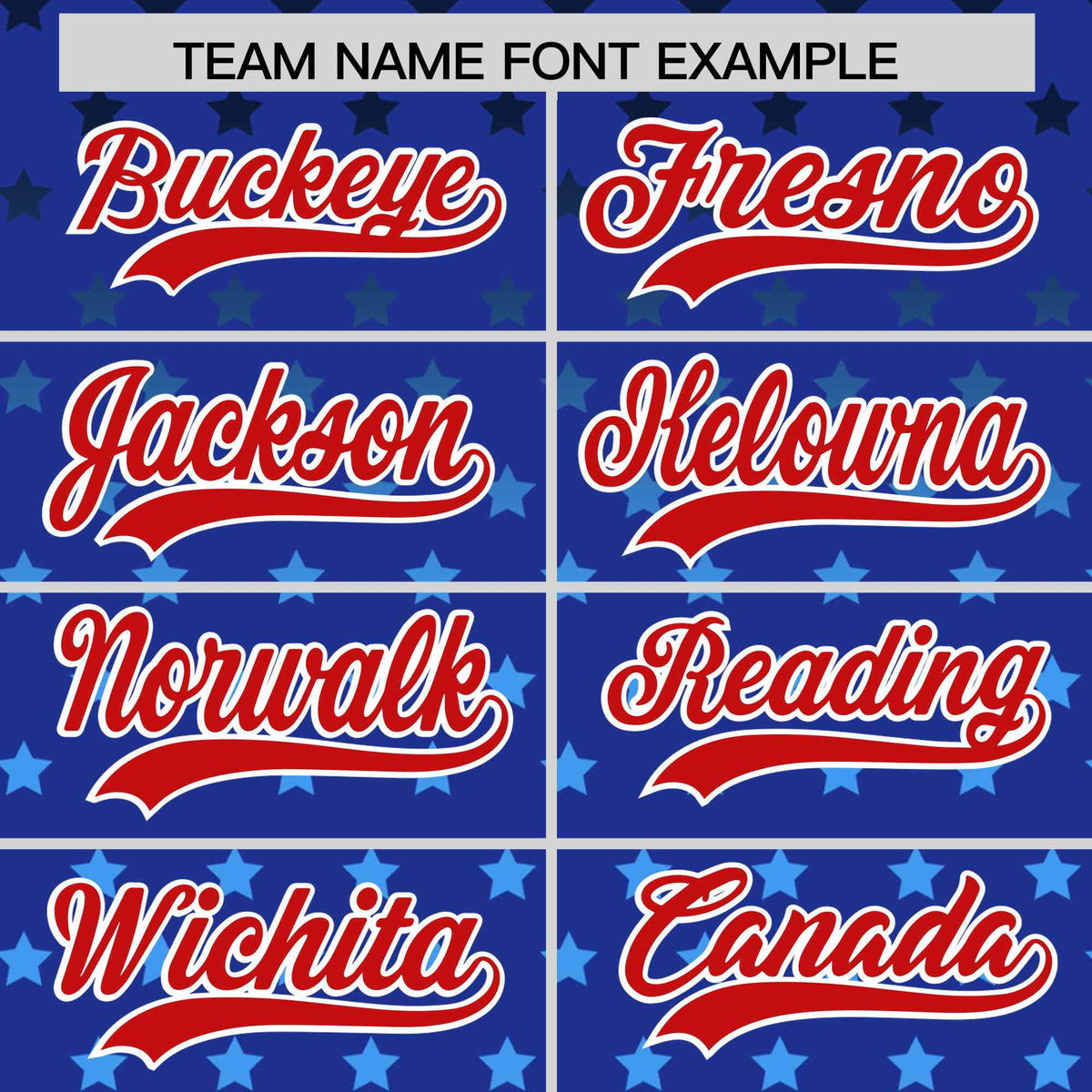 Custom Royal Red-White Raglan Sleeve Personalized Star Print Authentic Baseball Jersey