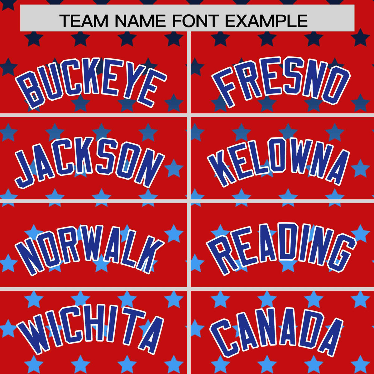 Custom Red Royal-White Raglan Sleeve Personalized Star Print Authentic Baseball Jersey