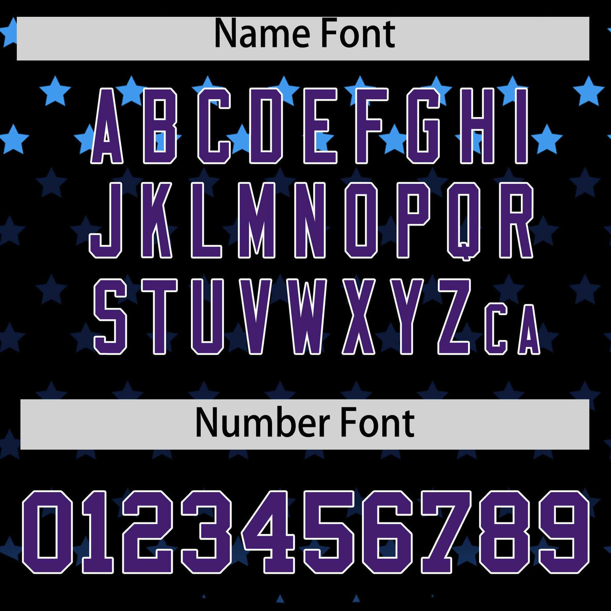 Custom Black Purple-White Raglan Sleeve Personalized Star Print Authentic Baseball Jersey