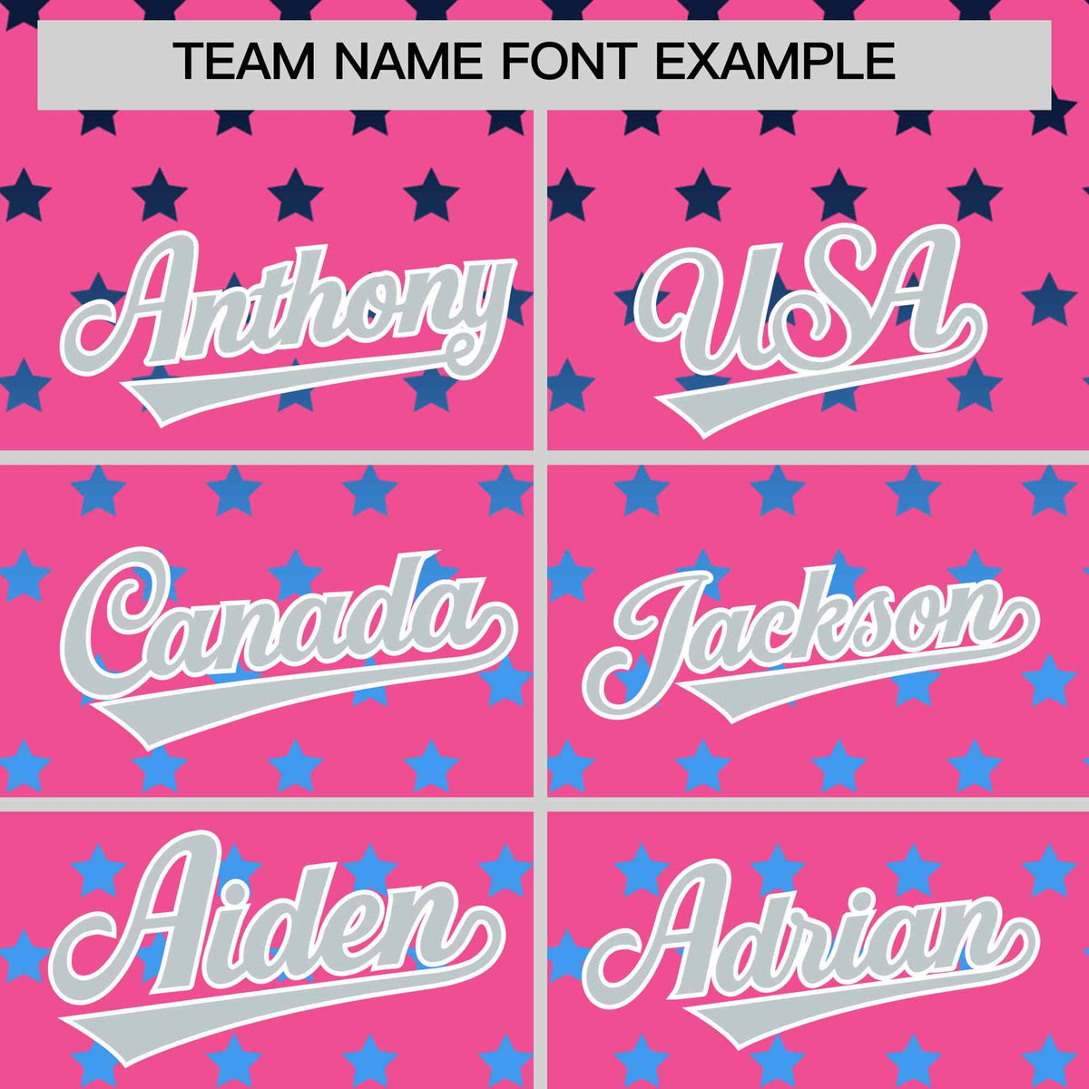 Custom Pink Silver-White Raglan Sleeve Personalized Star Print Authentic Baseball Jersey