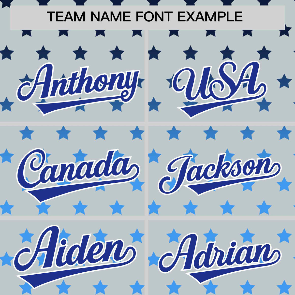 Custom Silver Royal-White Raglan Sleeve Personalized Star Print Authentic Baseball Jersey