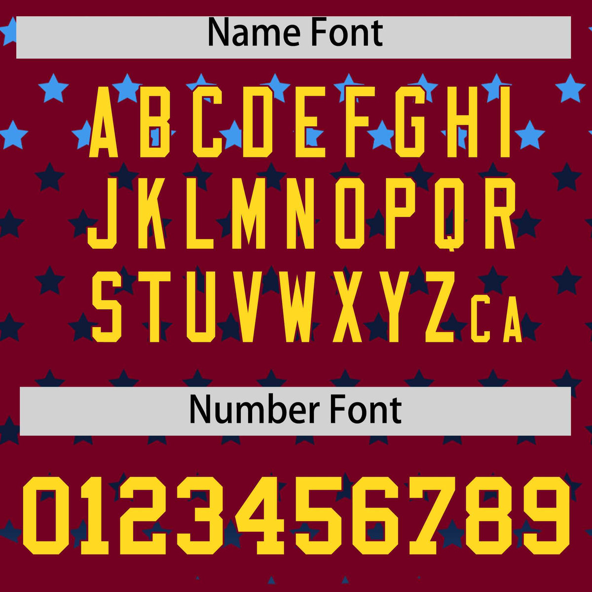 Custom Crimson Gold-White Raglan Sleeve Personalized Star Print Authentic Baseball Jersey