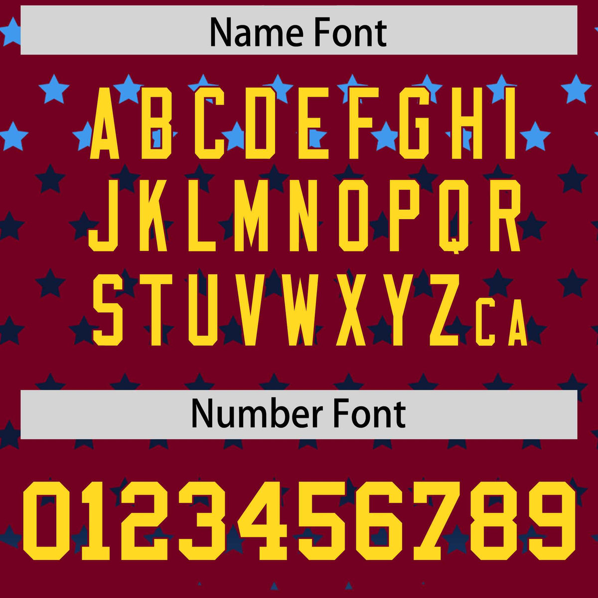 Custom Crimson Gold-White Raglan Sleeve Personalized Star Print Authentic Baseball Jersey