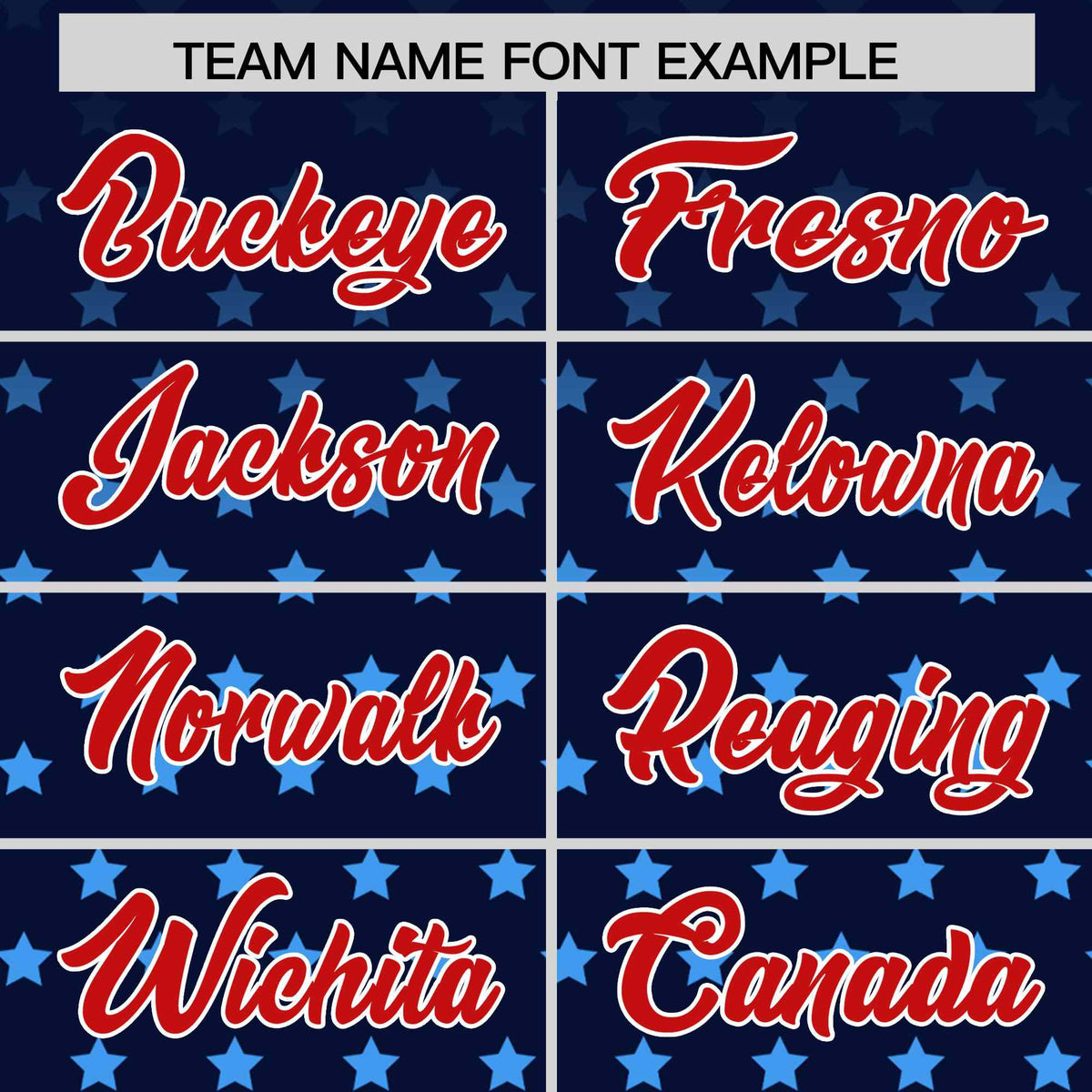 Custom Navy Red-White Raglan Sleeve Personalized Star Print Authentic Baseball Jersey