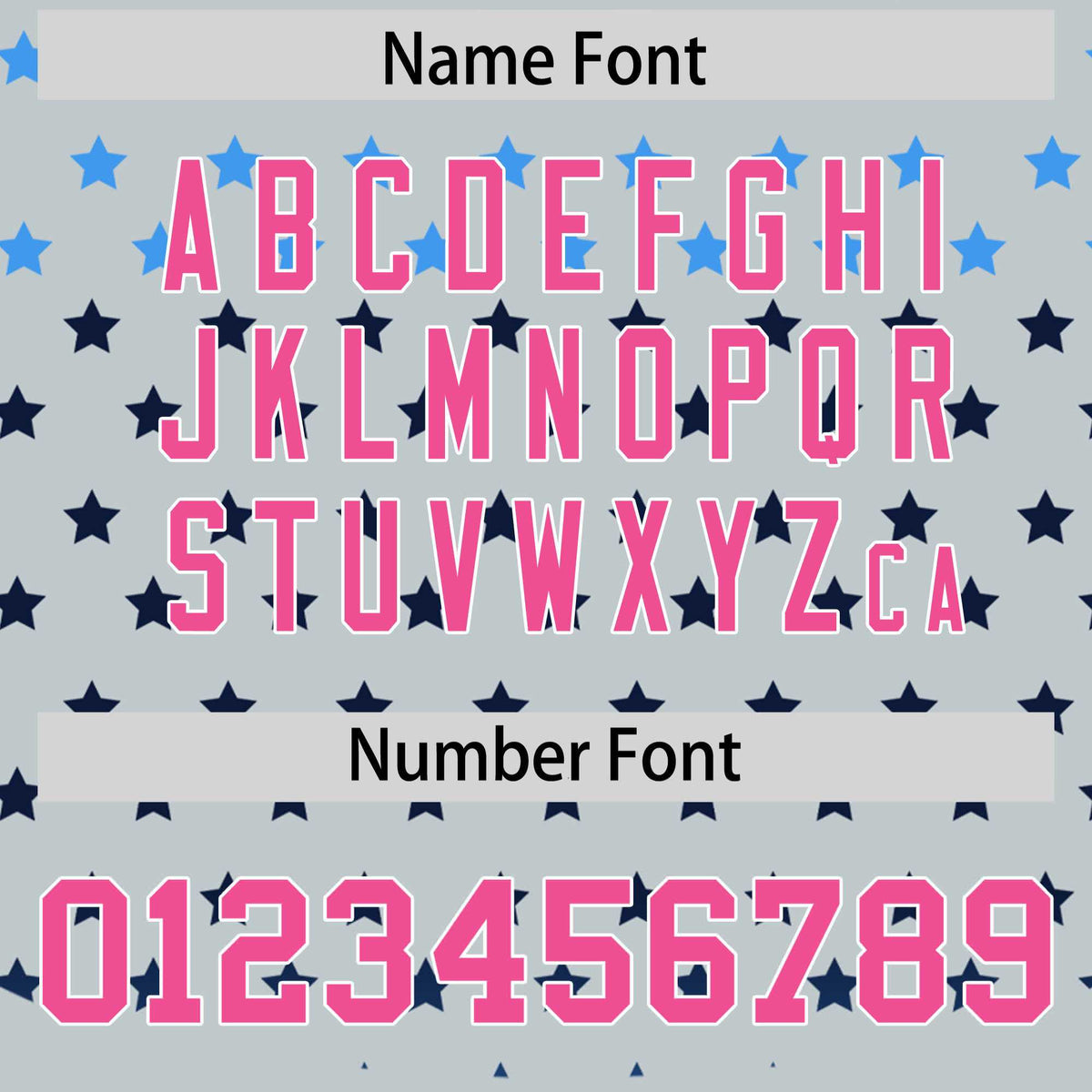 Custom Silver Pink-White Raglan Sleeve Personalized Star Print Authentic Baseball Jersey