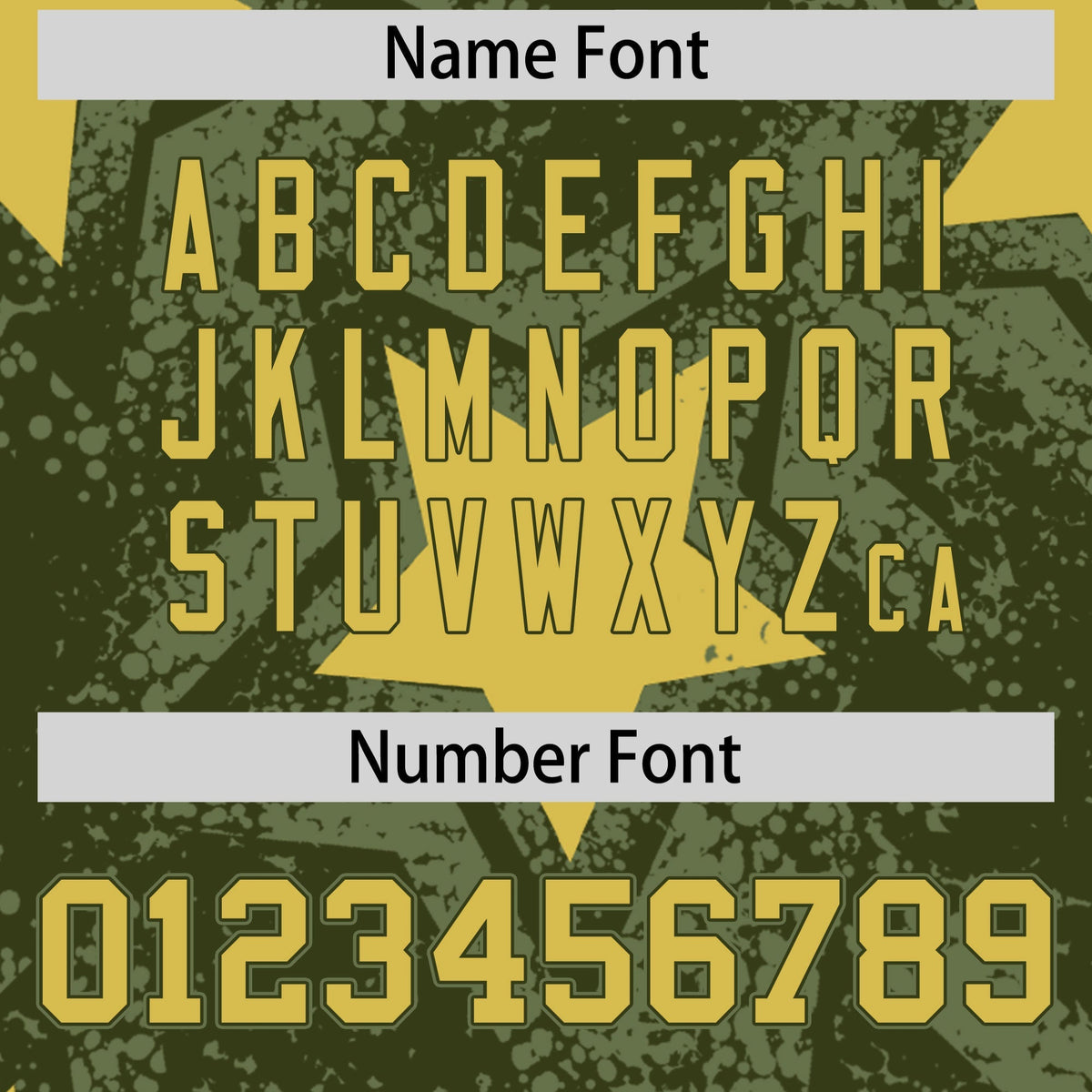 Custom Olive Khaki Star Graffiti Team Baseball Jerseys With Custom Names, Numbers & Logos Stretch Fabric Baseball Jersey| KXKSHOP