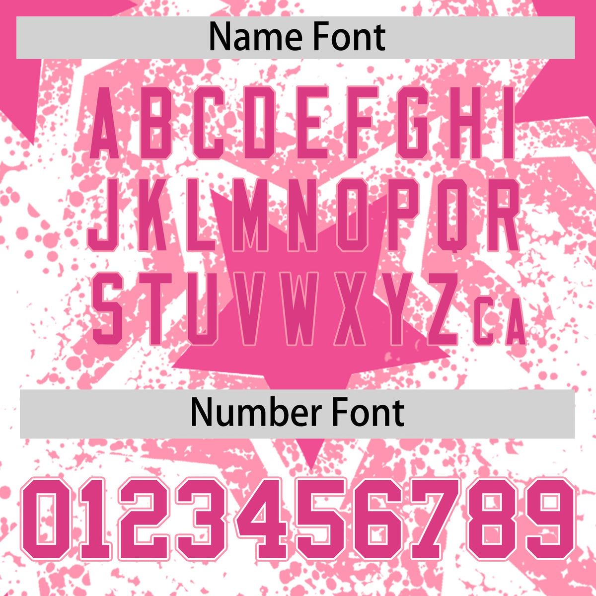 Custom White Pink Light Pink Star Graffiti Team Baseball Jerseys With Custom Names, Numbers &amp; Logos Stretch Fabric Baseball Jersey| KXKSHOP
