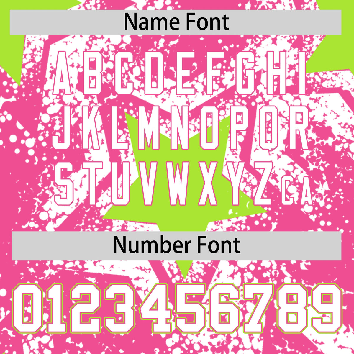 Custom Pink White Neon Green Star Graffiti Team Baseball Jerseys With Custom Names, Numbers &amp; Logos Lightweight Baseball Jersey| KXKSHOP
