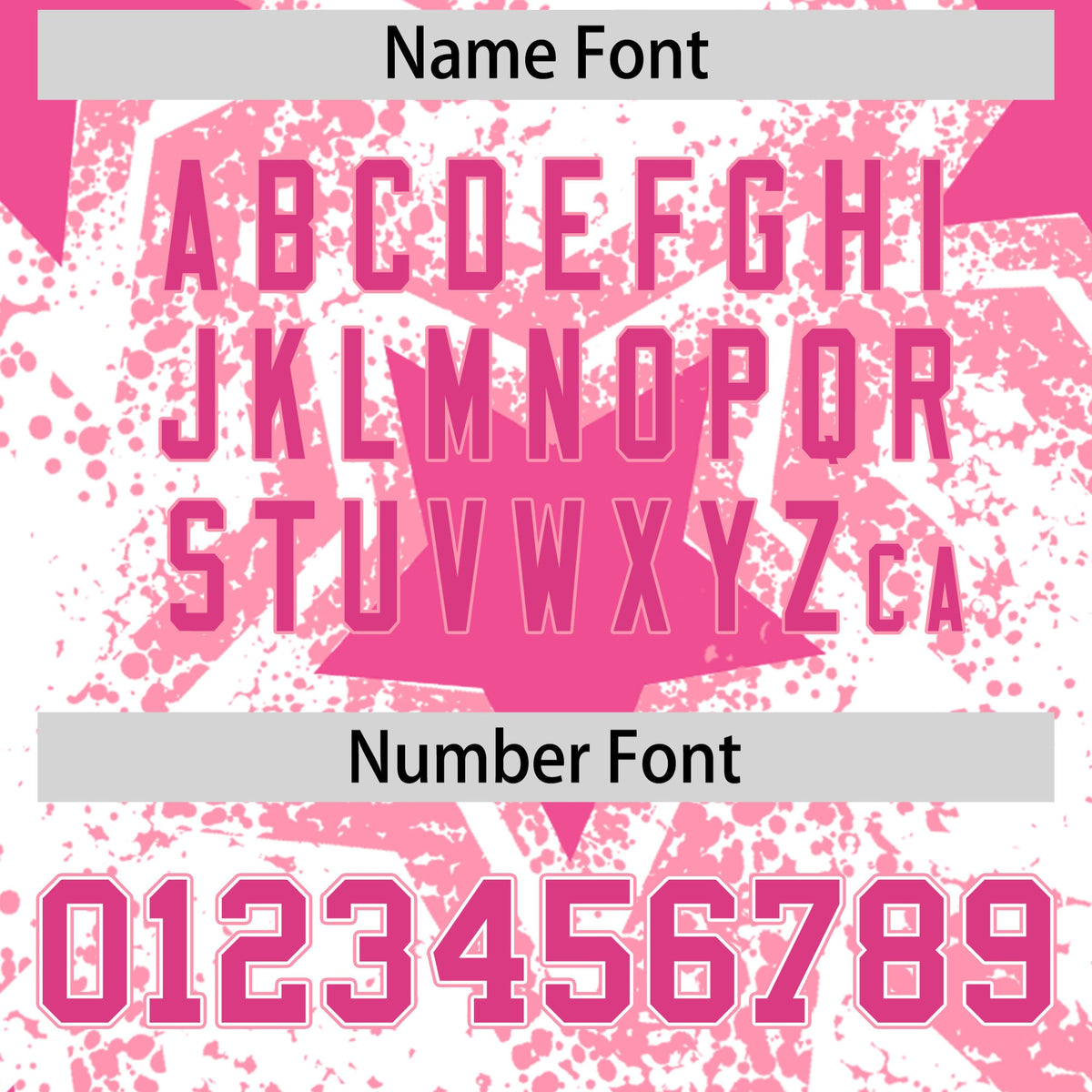 Custom White Pink Light Pink Star Graffiti Team Baseball Jerseys With Custom Names, Numbers &amp; Logos Stretch Fabric Baseball Jersey| KXKSHOP