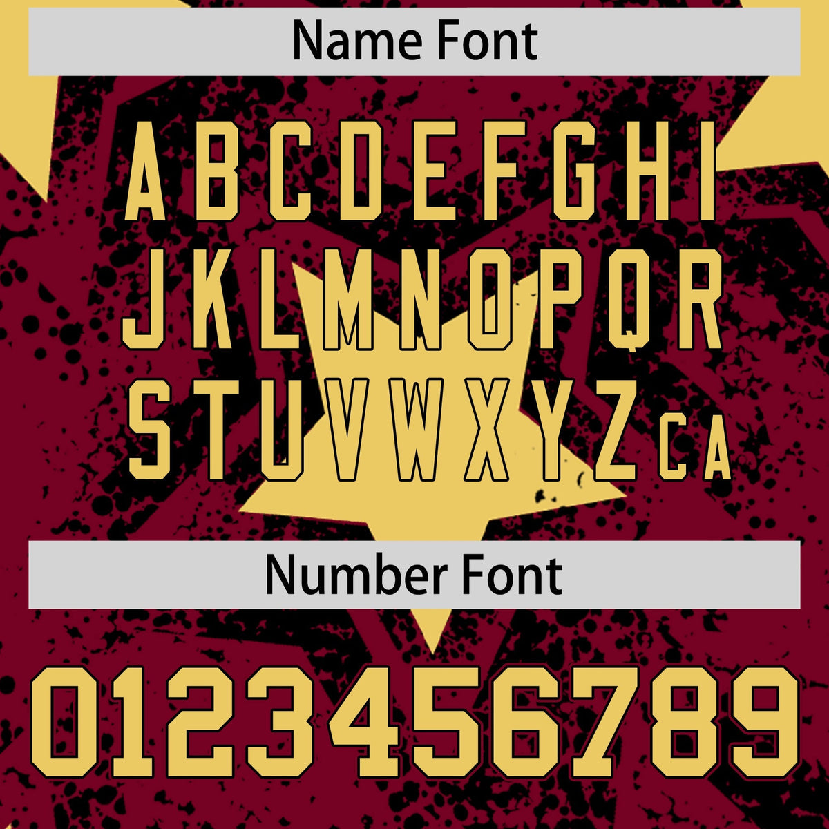 Custom Crimson Khaki Black Star Graffiti Team Baseball Jerseys With Custom Names, Numbers &amp; Logos Stretch Fabric Baseball Jersey| KXKSHOP
