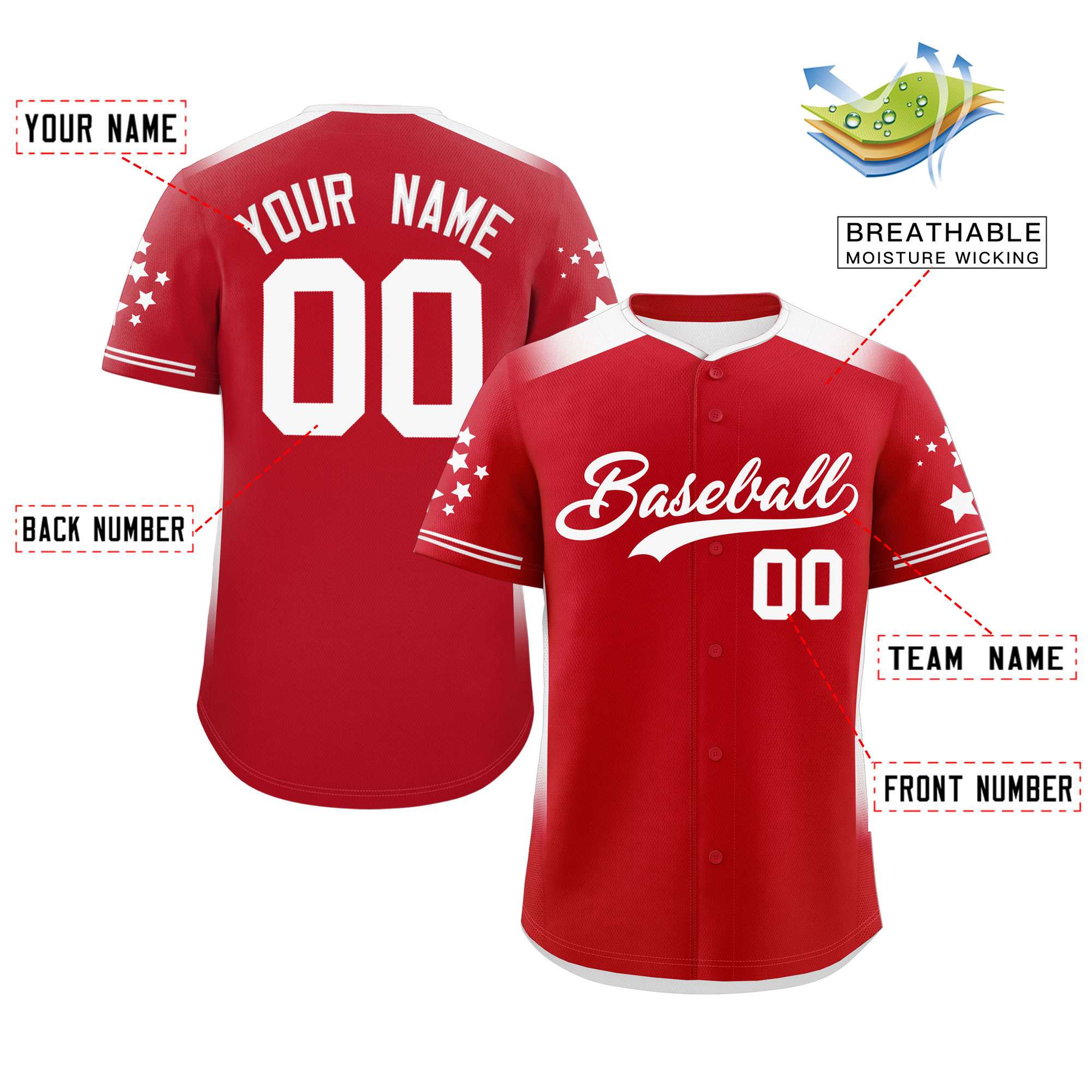 Custom Blue Ice Cream Cone Graffiti Pattern Fashion Authentic Baseball Jersey From Evan Neufang|KXKSHOP