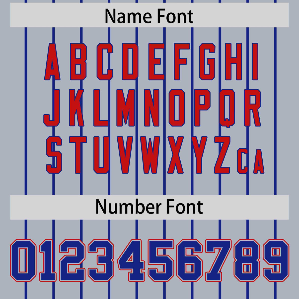 Custom Navy Royal Stripe Fashion Sleeves Gradient Authentic Baseball Jersey